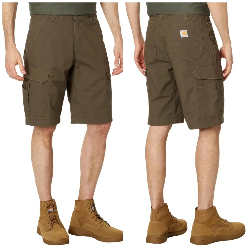 Carhartt Force Broxton Cargo Shorts Relaxed Fit Rugged Flex Stretch Tarmac Sz 42